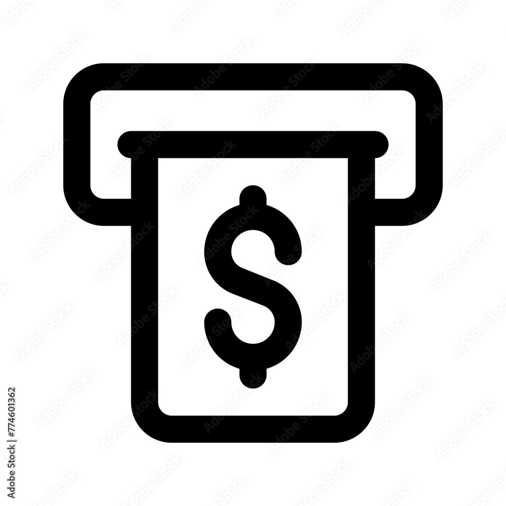 withdrawal line icon