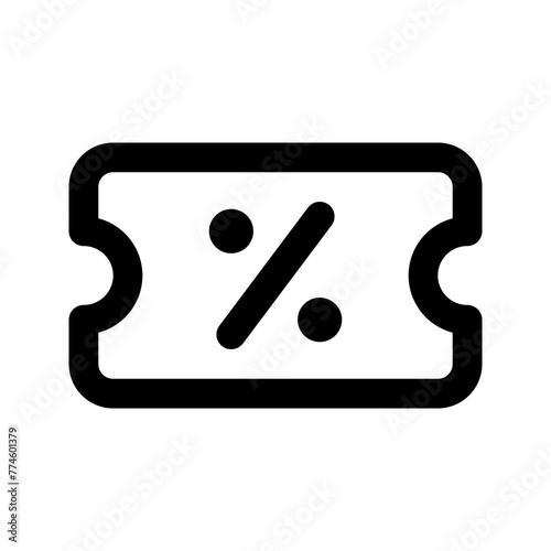 coupon line icon