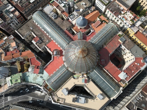 galleria umberto I naples italy aerial