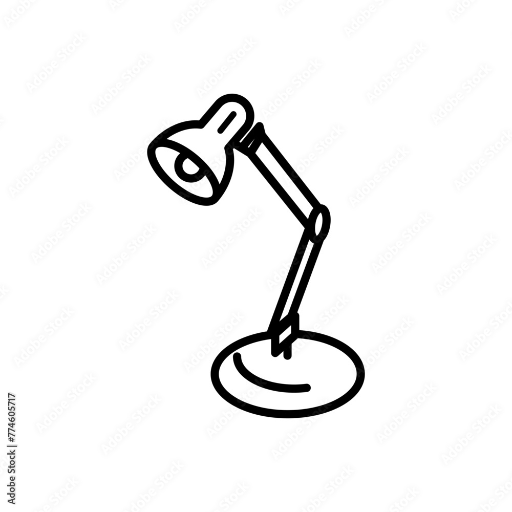 Desk lamp icon Desk lamp icon