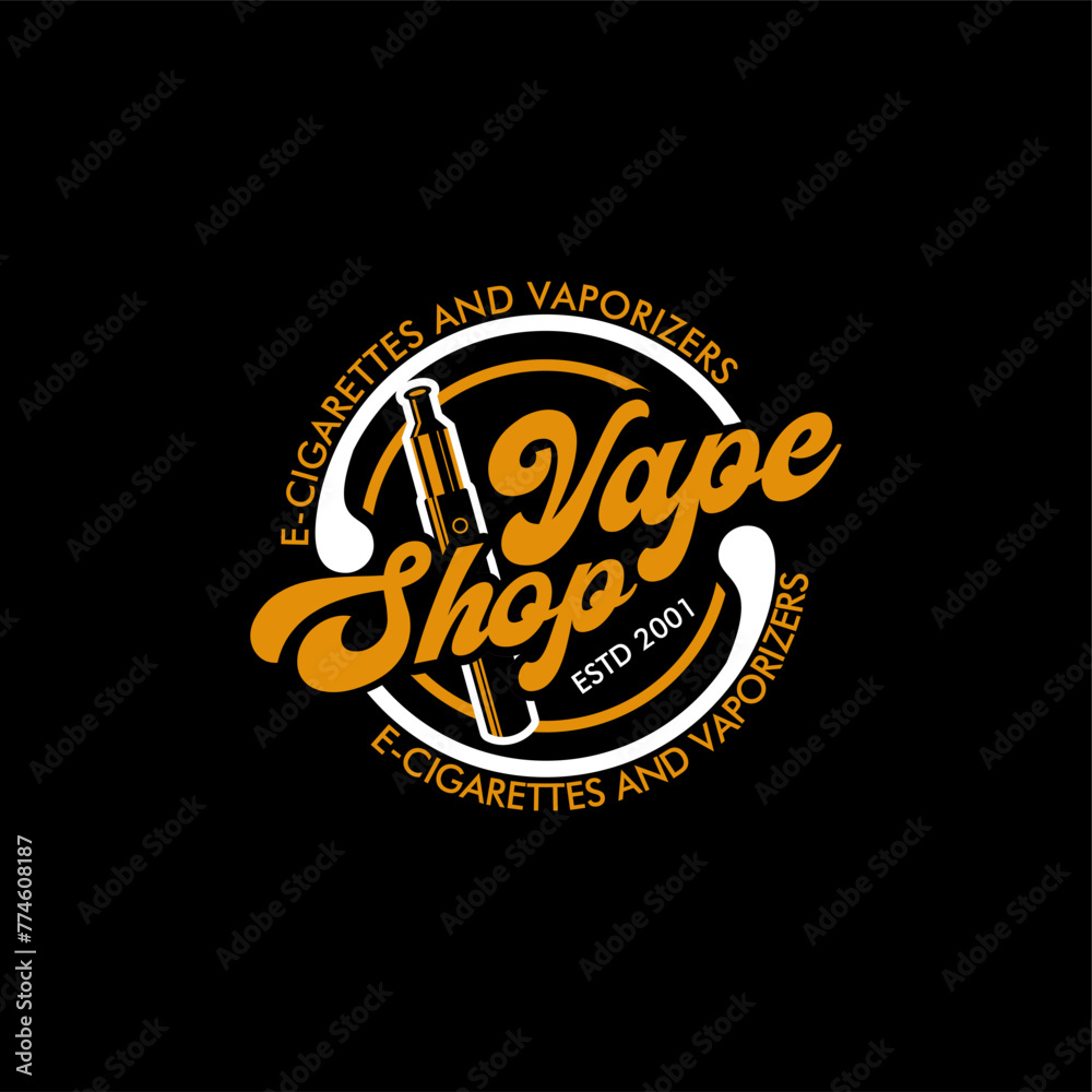vape shop logo design