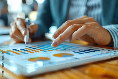 Auditor and accountant team working in office, analyze financial data and accounting. Accounting company provide finance and taxation planning for profitable cash flow.