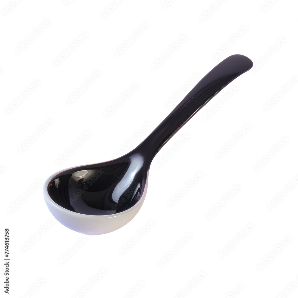 A spoon with a handle A spoon with a handle