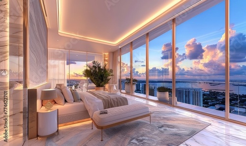 A modern penthouse