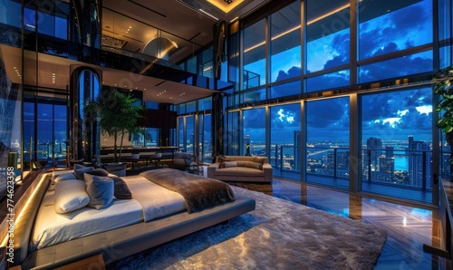 A modern penthouse