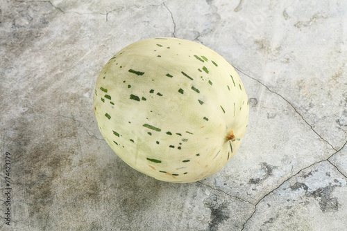 Ripe sweet juicy Dalmatin melon