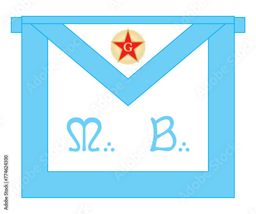 French Rite Master Mason 3 Degree Apron.indd