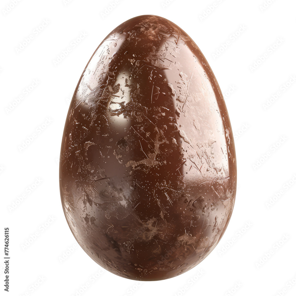 Chocolate egg isolated on transparent background Chocolate egg isolated on transparent background