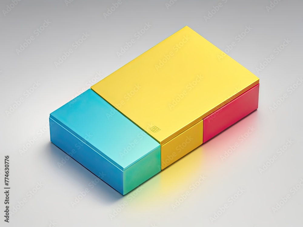 Degradable colored rectangle Degradable colored rectangle