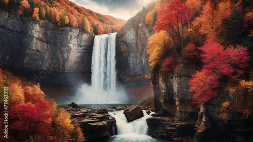 High-Quality Fall Background And Fall Wallpaper With 8K Resolution photo