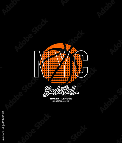  Basketball sport graphic for young design t shirt print vector illustration.