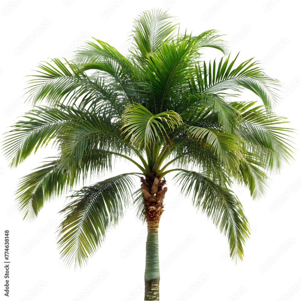 Obraz premium gardening theme wtih palm tree