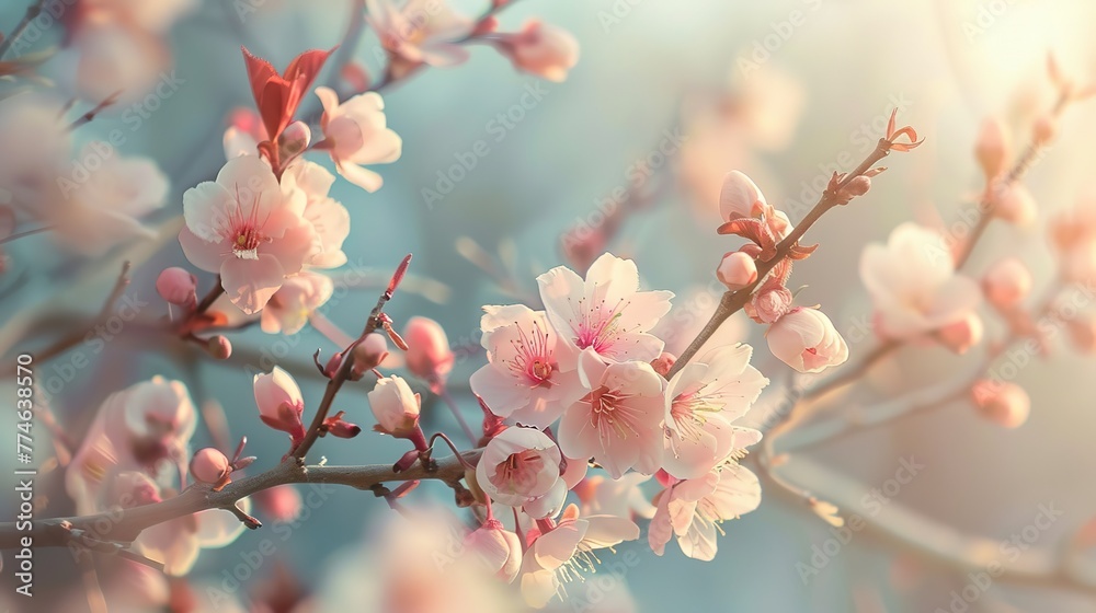 Beautiful spring floral wallpaper ,Generative ai, Beautiful spring floral wallpaper ,Generative ai,