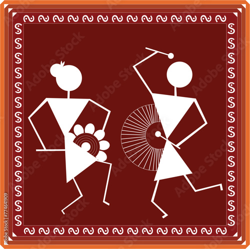 Indian Tribal Art  Warli Painting