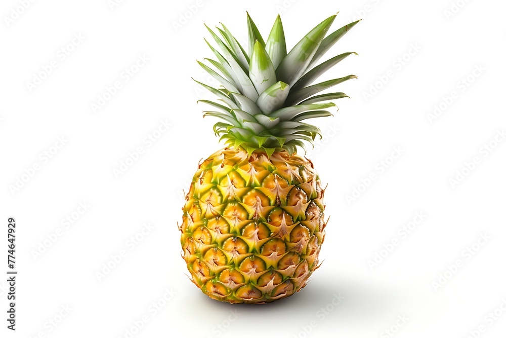 Pineapple isolated on a white background Pineapple isolated on a white background
