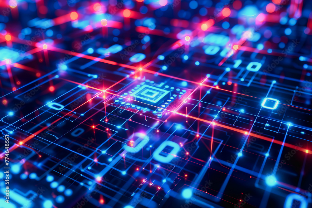 binary blockchain data transmission chain of nodes connected in a network form, p2p connection. binary blockchain data transmission chain of nodes connected in a network form, p2p connection.