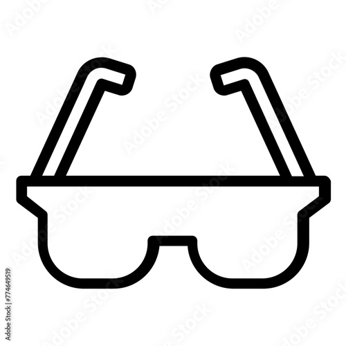 3D glasses icon