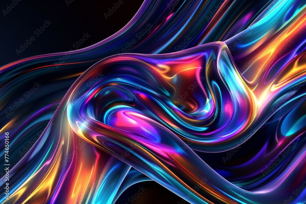 holographic liquid fluid abstract background holographic liquid fluid abstract background