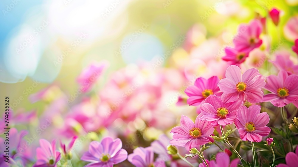 Beautiful floral spring wallpaper ,Generative ai, 