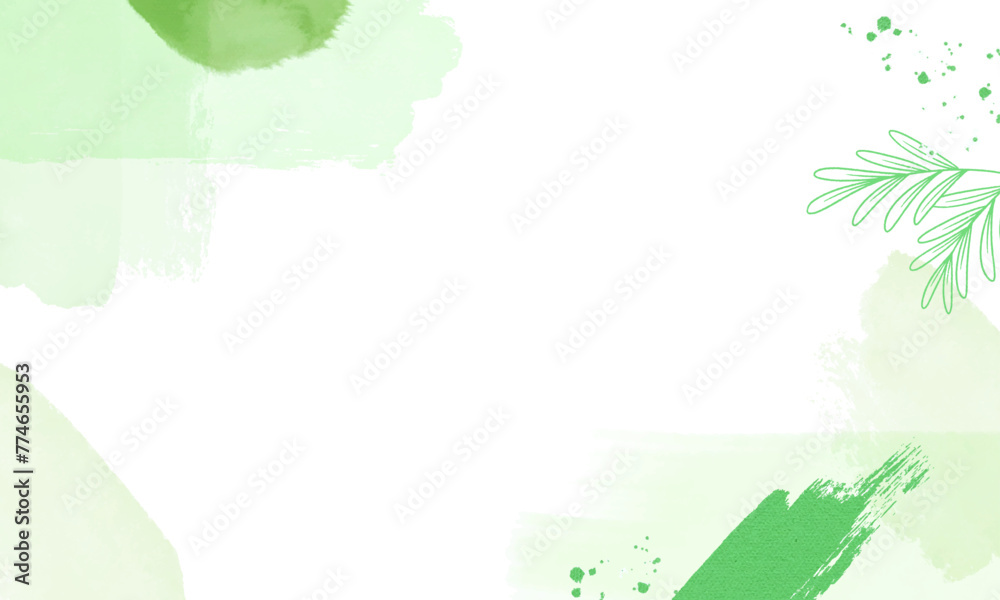 vector watercolor abstract background with painted stains
