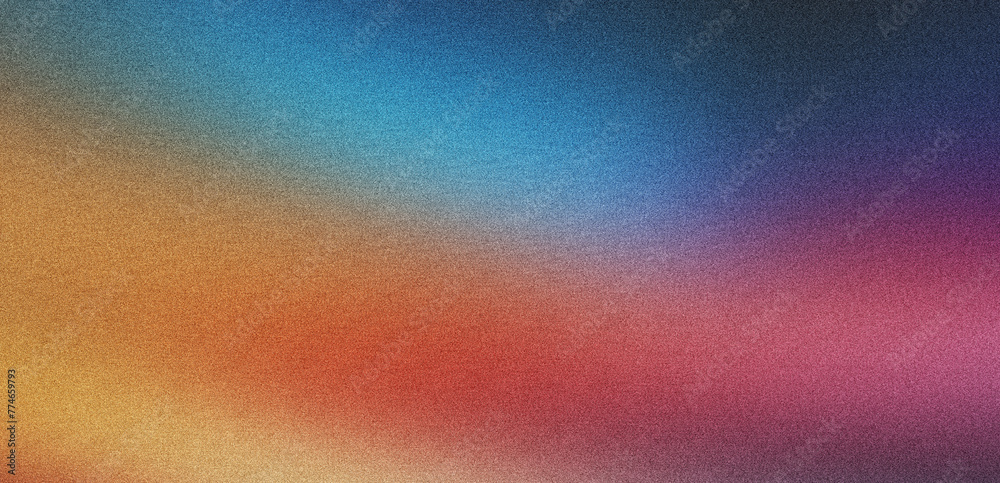 Bright rough summer background pink blue purple red noise texture banner retro design
