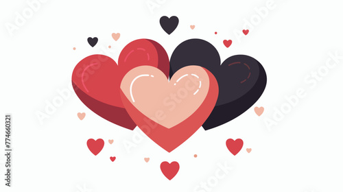 Valentines day icon design vector flat vector isolated
