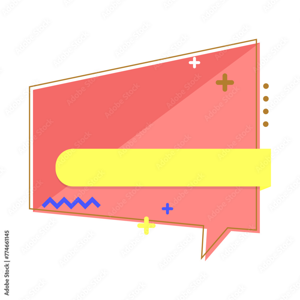 vector flat origami banner on white background vector flat origami banner on white background