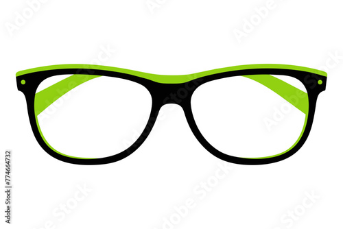 silhouette color image, Eyebuydirect glasses, white background