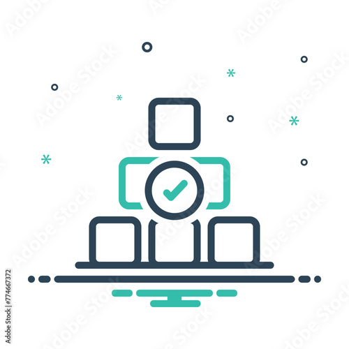 Mix icon for complete