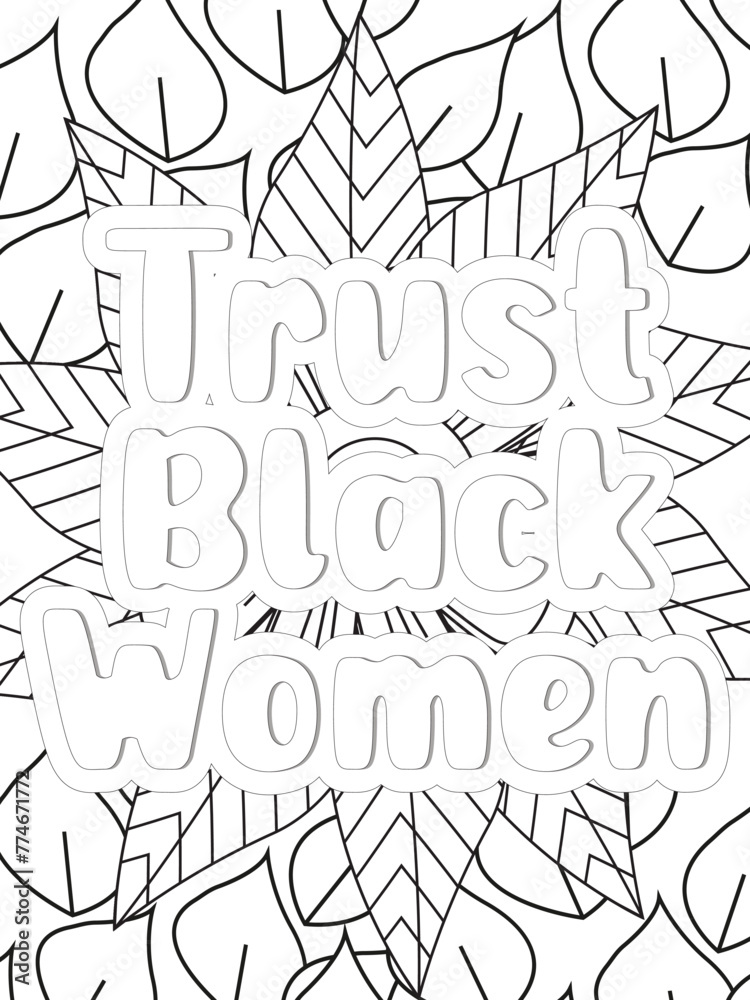 Keychain Quotes Flower Coloring Page Beautiful black and white illustration for adult coloring book Keychain Quotes Flower Coloring Page Beautiful black and white illustration for adult coloring book