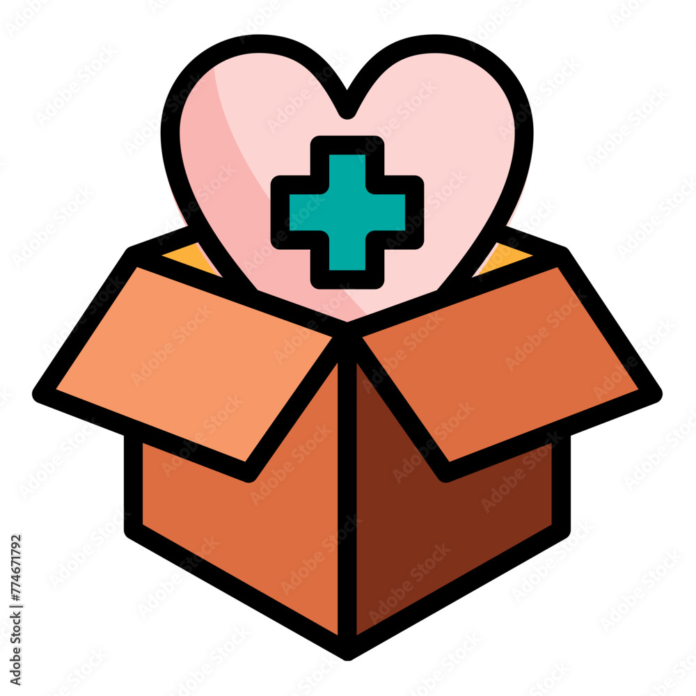 Obraz premium Care Icon