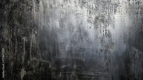 Brushed metal texture, subtle scratches, hints of industrial shine photo