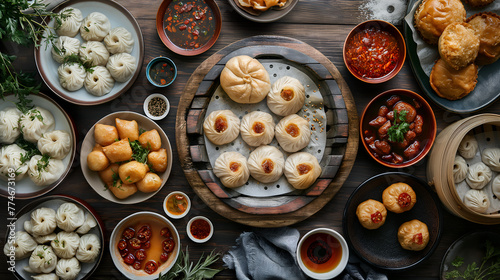 Dim Sum Delights: A Symphony of Dumplings, Buns & Pastries