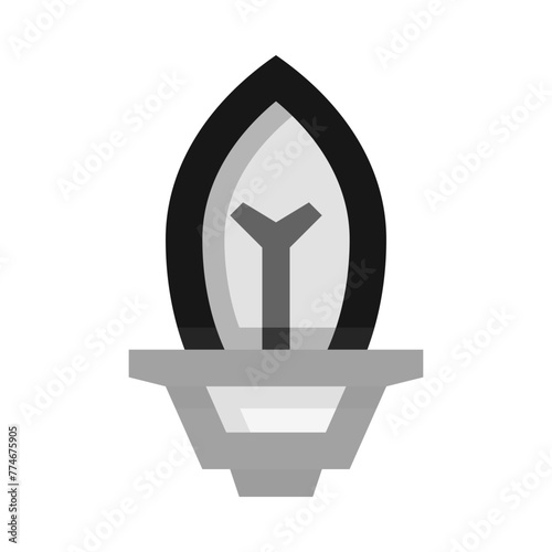 Lightbulb Flat Icon