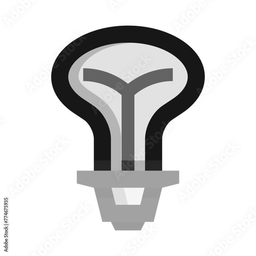 Lightbulb Flat Icon