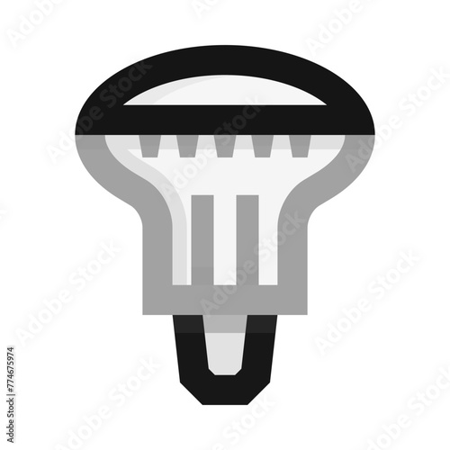 Lightbulb Flat Icon