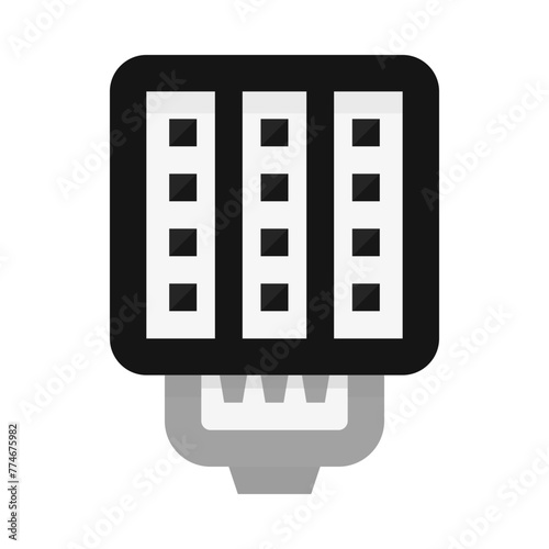 Lightbulb Diode Fluorescent Lamp Flat Icon
