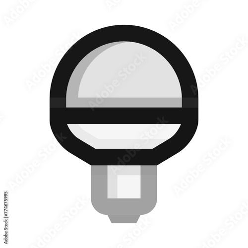 Lightbulb Flat Icon