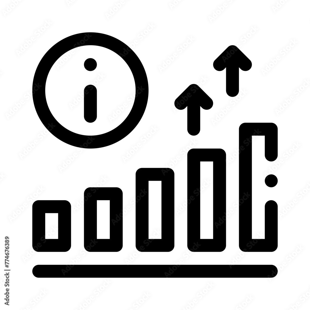 graph line icon graph line icon