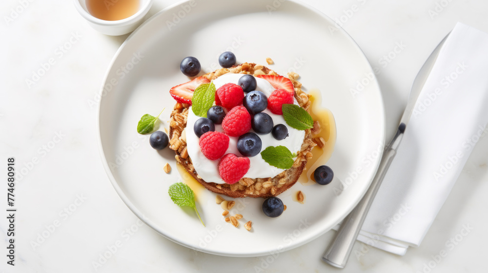 Berry Tart with Honey Drizzle Berry Tart with Honey Drizzle