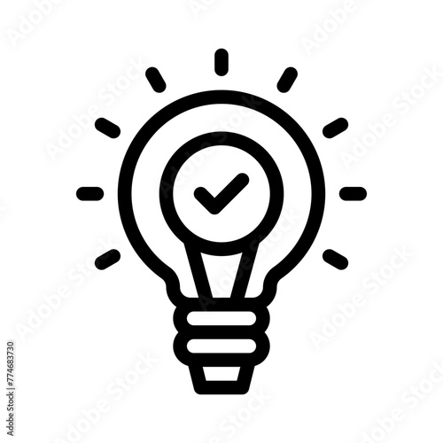 idea line icon