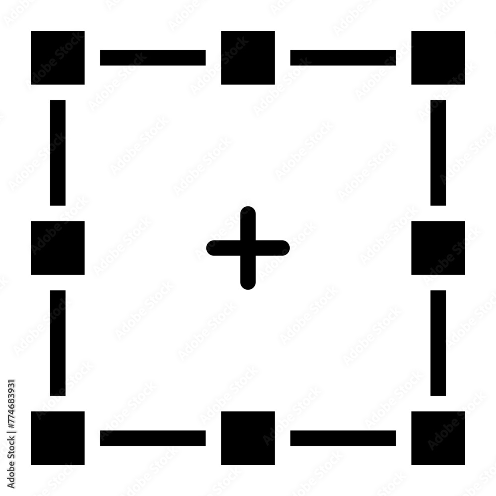 Obraz premium bounding box icon