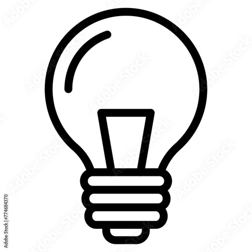 lightbulb, idea icon