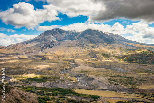 Mount St. Helens, Stratovolcano in Skamania County, Washington State photo