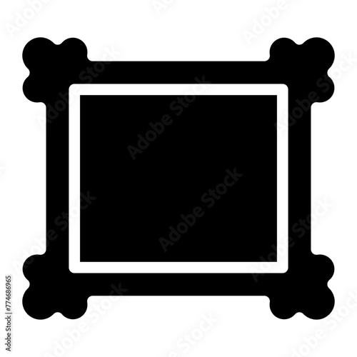 picture frame or hanging photo frame icon in © Nur syifa fauziah