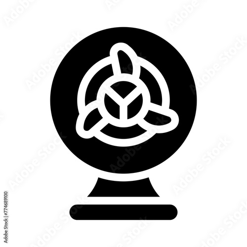 fan glyph icon