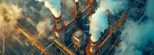 Huge, contemporary coal-burning conventional power plant