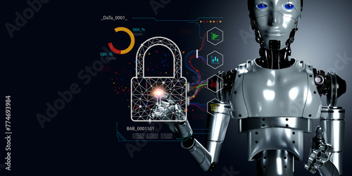 AI, machine auto matic protect data cyber security hacker attack cyber crime