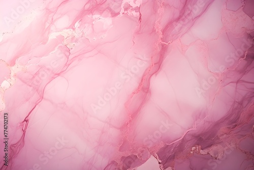 Pastel pink with white streaks, royale marble texture background wallpaper banner photo