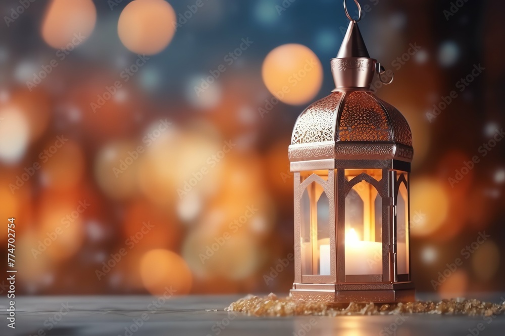 Eid mubarak and ramadan kareem greetings with islamic lantern and mosque. Eid al fitr background Eid mubarak and ramadan kareem greetings with islamic lantern and mosque. Eid al fitr background